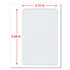 UNIVERSAL OFFICE PRODUCTS 84650 Laminating Pouches, 5 mil, 2.13" x 3.38", Gloss Clear, 25/Pack