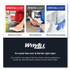KIMBERLY-CLARK PROFESSIONAL WypAll® 05925 X70 Foodservice Towels, Kimfresh Antimicrobial, 12.5 x 23.5, Unscented, White, 300/Carton
