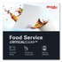 KIMBERLY-CLARK PROFESSIONAL WypAll® 05925 X70 Foodservice Towels, Kimfresh Antimicrobial, 12.5 x 23.5, Unscented, White, 300/Carton