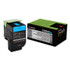 LEXMARK INT'L, INC. 70C0XCG 70C0XCG Return Program Extra High-Yield Toner, 4,000 Page-Yield, Cyan, TAA Compliant