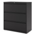 ALERA HLF3641BL Lateral File, 3 Legal/Letter/A4/A5-Size File Drawers, Black, 36" x 18.63" x 40.25"