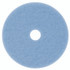 3M/COMMERCIAL TAPE DIV. 59824 Hi-Performance Burnish Pad 3050, 27" Diameter, Sky Blue, 5/Carton