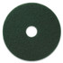 AMERICO MANUFACTURING CO 400320 Scrubbing Pads, 20" Diameter, Green, 5/Carton