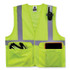 TENACIOUS HOLDINGS, INC. ergodyne® 21149 GloWear 8220HL Class 2 Standard Mesh Hook and Loop Vest, Polyester, 4X-Large/5X-Large, Lime