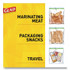CLOROX SALES CO. Glad® 57263 Sandwich Zipper Bags, 6.63" x 8", Clear, 600/Carton