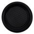BOARDWALK PLTHIPS6BL Hi-Impact Plastic Dinnerware, Plate, 6" dia, Black, 1,000/Carton
