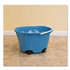 QUICKIE 20000ZQK EZ-Glide Bucket on Wheels, 5 qt, Blue