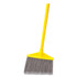 RUBBERMAID COMMERCIAL PROD. 6375-00GY 7920014588208, Angled Large Broom, 46.78" Handle, Gray/Yellow