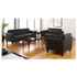 ALERA RL22LS10B Alera Reception Lounge Sofa Series, Two-Cushion Loveseat, 55.5" x 31.5" x 33.07", Black