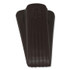 MASTER CASTER COMPANY 00971 Big Foot Doorstop, No Slip Rubber Wedge, 2.25w x 4.75d x 1.25h, Brown, 2/Pack