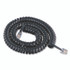 JASCO PRODUCTS COMPANY Power Gear 76139999 Coiled Telephone Cord, Plug/Plug, 25 ft, Black
