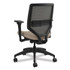 HON COMPANY SVM1ALICC22T Solve Series Mesh Back Task Chair, Supports Up to 300 lb, 18" to 23" Seat Height, Putty Seat, Charcoal Back, Black Base