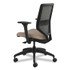 HON COMPANY SVM1ALICC22T Solve Series Mesh Back Task Chair, Supports Up to 300 lb, 18" to 23" Seat Height, Putty Seat, Charcoal Back, Black Base