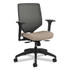 HON COMPANY SVM1ALICC22T Solve Series Mesh Back Task Chair, Supports Up to 300 lb, 18" to 23" Seat Height, Putty Seat, Charcoal Back, Black Base