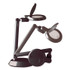 OTTLITE TECHNOLOGIES, INC G97BGCFFP Space-Saving LED Magnifier Desk Lamp, 14" High, Black