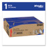 KIMBERLY-CLARK PROFESSIONAL WypAll® 51633 Heavy-Duty Foodservice Cloths, 12.5 x 23.5, Blue, 100/Carton