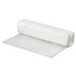 BOARDWALK 333912 High-Density Can Liners, 33 gal, 9 mic, 33" x 39", Natural, Perforated Roll, 25 Bags/Roll, 20 Rolls/Carton
