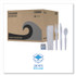 BOARDWALK FKTNSHWPSWH Six-Piece Cutlery Kit, Heavyweight, Fork/Knife/Napkin/Pepper/Salt/Spoon, Plastic, White, 250/Carton