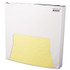BAGCRAFT 057412 Grease-Resistant Paper Wraps and Liners, 12" x 12", Yellow, 1,000/Box, 5 Boxes/Carton