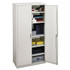 HON COMPANY SC1872Q Assembled Storage Cabinet, 36w x 18.13d x 71.75h, Light Gray