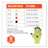TENACIOUS HOLDINGS, INC. ergodyne® 17975 ProFlex 7022 ANSI A2 Coated CR Gloves DSX, EN388: 4342B, 9.75" Long, X-Large, Lime, Pair