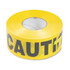 TATCO 10700 Caution Barricade Safety Tape, 3" x 1,000 ft, Black/Yellow