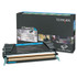 LEXMARK INT'L, INC. X748H1CG X748H1CG Return Program High-Yield Toner, 10,000 Page-Yield, Cyan
