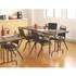 ALERA FT724824MY Wood Folding Table, Rectangular, 48w x 23.88d x 29h, Mahogany
