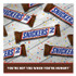 MARS, INC. Snickers® MMM32252 Sharing Size Chocolate Bars, Milk Chocolate, 3.29 oz, 24/Box