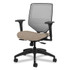 HON COMPANY SVM1ALIFC22T Solve Series Mesh Back Task Chair, Supports Up to 300 lb, 18" to 23" Seat Height, Putty Seat, Fog Back, Black Base