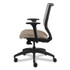 HON COMPANY SVM1ALIFC22T Solve Series Mesh Back Task Chair, Supports Up to 300 lb, 18" to 23" Seat Height, Putty Seat, Fog Back, Black Base