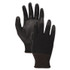 BOARDWALK 000298 Palm Coated HPPE Gloves, Medium (Size 8), Salt and Pepper/Black, 12 Pairs