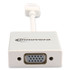 INNOVERA 50040 USB Type-C VGA Adapter, USB-C/VGA, 0.65 ft, White