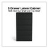 ALERA HLF3667BL Lateral File, 5 Legal/Letter/A4/A5-Size File Drawers, Black, 36" x 18.63" x 67.63"