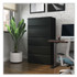 ALERA HLF3667BL Lateral File, 5 Legal/Letter/A4/A5-Size File Drawers, Black, 36" x 18.63" x 67.63"