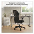 ALERA AS42M14 Alera Aeson Series Multifunction Task Chair, Supports Up to 275 lb, 15" to 18.82" Seat Height, Black Seat/Back, Black Base