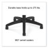 ALERA AS42M14 Alera Aeson Series Multifunction Task Chair, Supports Up to 275 lb, 15" to 18.82" Seat Height, Black Seat/Back, Black Base