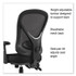 ALERA AS42M14 Alera Aeson Series Multifunction Task Chair, Supports Up to 275 lb, 15" to 18.82" Seat Height, Black Seat/Back, Black Base