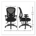 ALERA AS42M14 Alera Aeson Series Multifunction Task Chair, Supports Up to 275 lb, 15" to 18.82" Seat Height, Black Seat/Back, Black Base