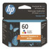 HP INC CC643WN HP 60, (CC643WN) Tri-Color Original Ink Cartridge