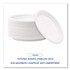 BOARDWALK PLTHIPS6WH Hi-Impact Plastic Dinnerware, Plate, 6" dia, White, 1,000/Carton