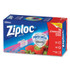 SC JOHNSON Ziploc® 316490 Slider Storage Bags, Quart, 5.88" x 1.88" x 7.88", Clear, 76 Bags/Box, 9 Boxes/Carton
