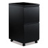 ALERA PBFFBL File Pedestal with Full-Length Pull, Left or Right, 2 Legal/Letter-Size File Drawers, Black, 14.96" x 19.29" x 27.75"