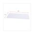 ALERA SW59SL4824 Shelf Liners For Wire Shelving, Clear Plastic, 48w x 24d, 4/Pack