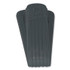 MASTER CASTER COMPANY 00941 Big Foot Doorstop, No Slip Rubber Wedge, 2.25w x 4.75d x 1.25h, Gray