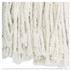 BOARDWALK 2024CEA Cut-End Wet Mop Head, Cotton, #24, White