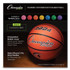CHAMPION SPORT Sports RBB4 Rubber Sports Ball, Basketball, No. 6 Size, Orange