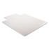 DEFLECTO CORPORATION CM13233 DuraMat Moderate Use Chair Mat for Low Pile Carpet, 45 x 53, Wide Lipped, Clear