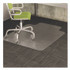 DEFLECTO CORPORATION CM13233 DuraMat Moderate Use Chair Mat for Low Pile Carpet, 45 x 53, Wide Lipped, Clear