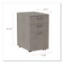 ALERA VA572816GY Alera Valencia Series Mobile Pedestal File, Left/Right, 3-Drawer: Box/Box/File, Legal/Letter, Gray, 15.88 x 20.5 x 28.39